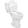 Drive Medical Drive Raised Toilet Seat w/ Lock and Lid 4"