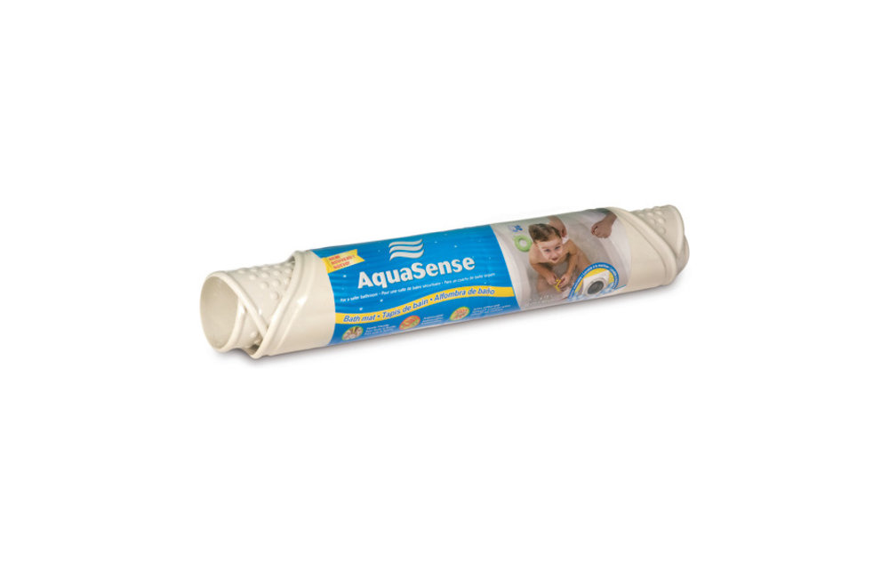AquaSense Bath Mat White 31.5 x15 3/4