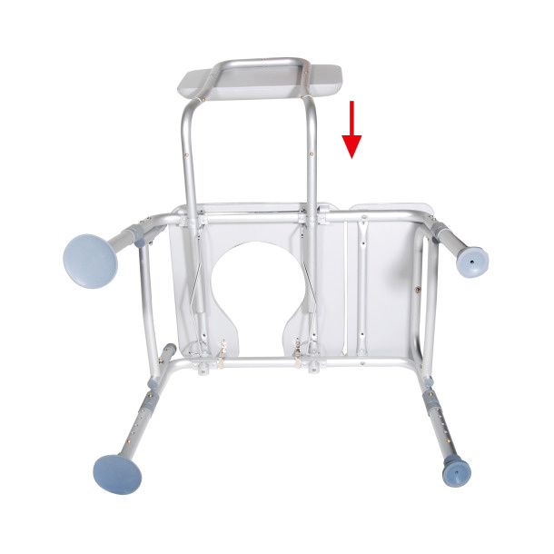 DRV-Drive Medical Drive Padded Transfer Bench and Commode 400lbs