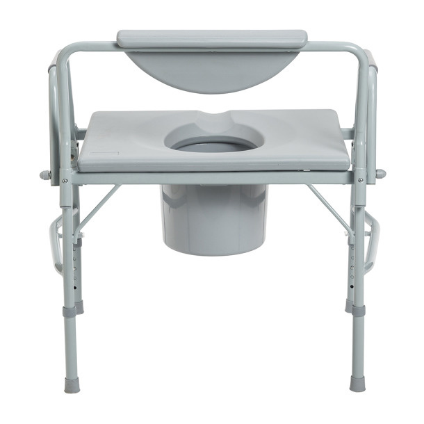 DRV-Drive Medical Drive Bariatric Heavy Duty Drop-Arm Stationary Commode 1000lbs