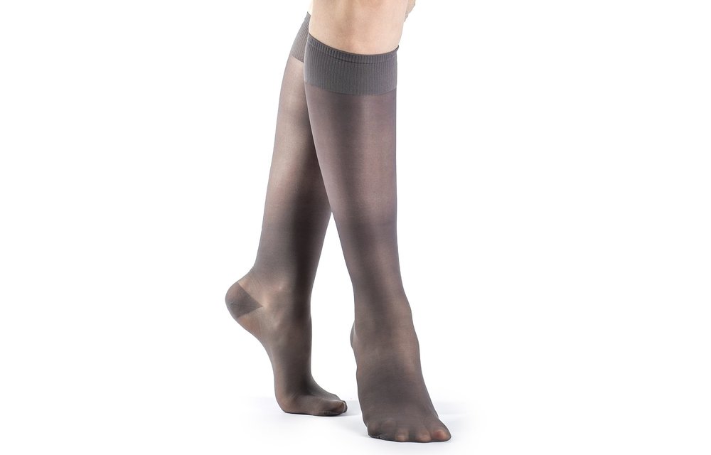 Knee-High Sheer Fashion Hosiery Women 15-20mmHg