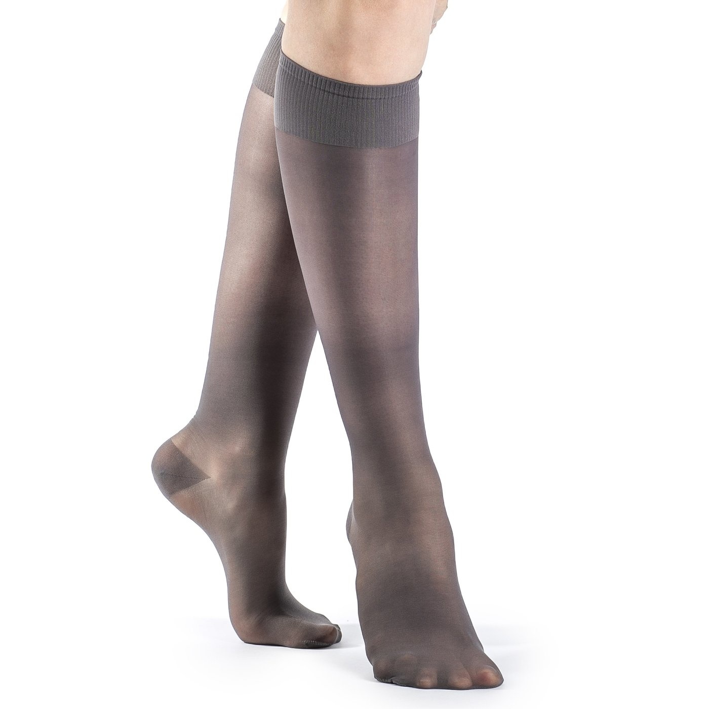 Knee-High Sheer Fashion Hosiery Women 15-20mmHg