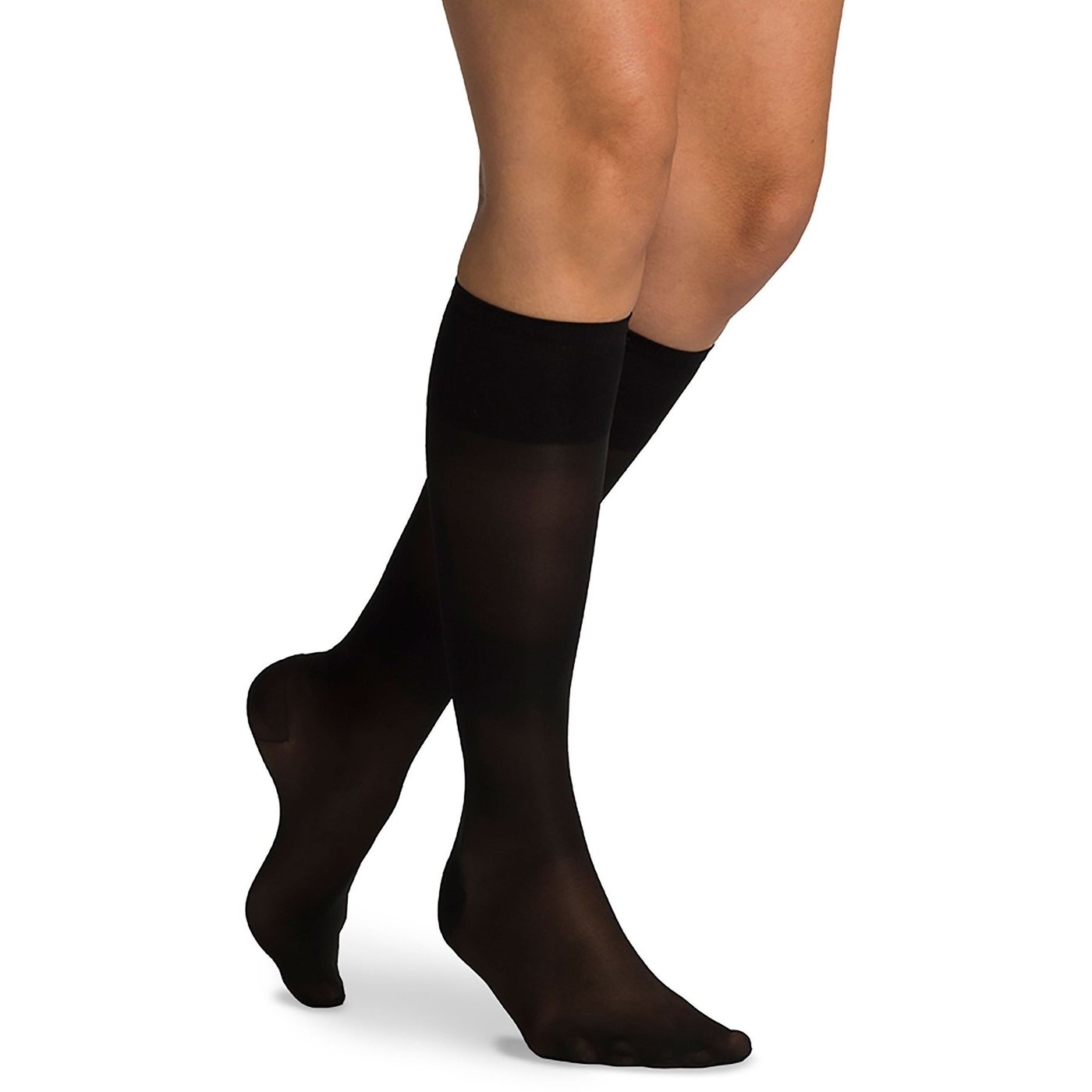 Knee-High Sheer Fashion Hosiery Women 15-20mmHg