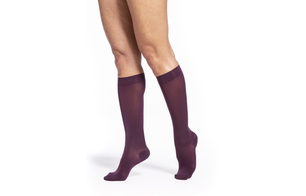 Knee-High Sheer Fashion Hosiery Women 15-20mmHg