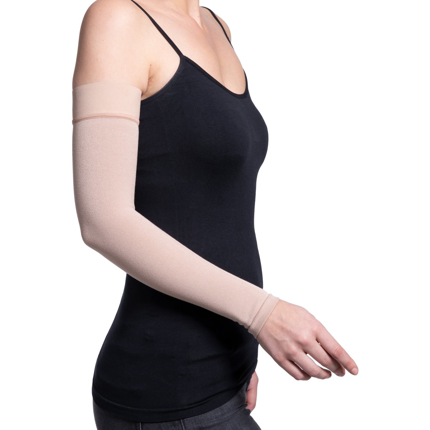 Advance Arm Sleeve 20-30mmHg Beige w/Grip Top