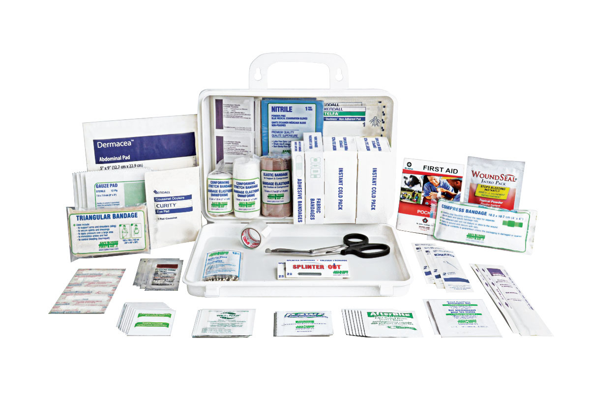 SCFA-Safe Cross First Aid Sports Deluxe Alberta #2 First Aid Kit - Plastic Case