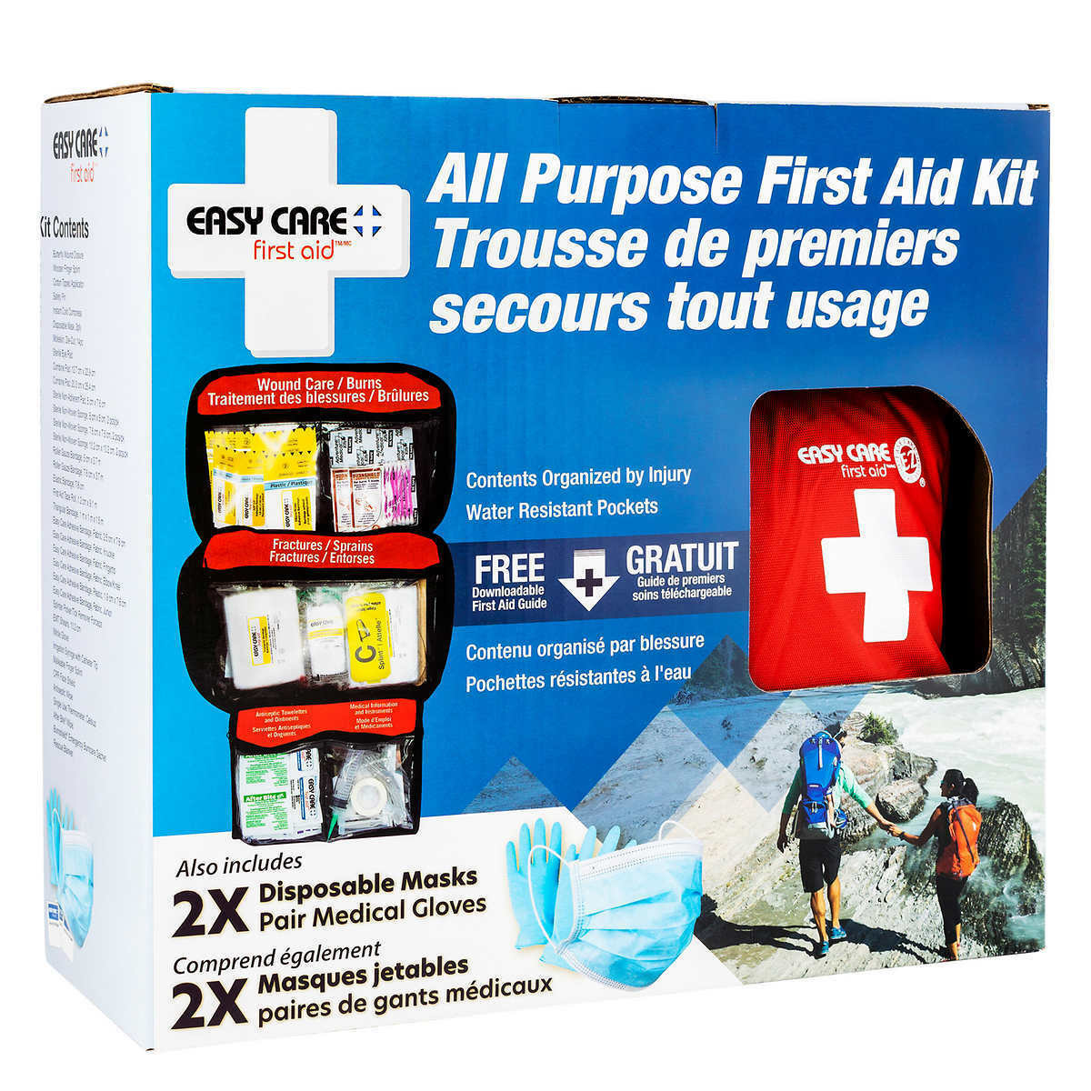 Easy Care First Aid All Purpose First Aid Kit with Nylon Case Med