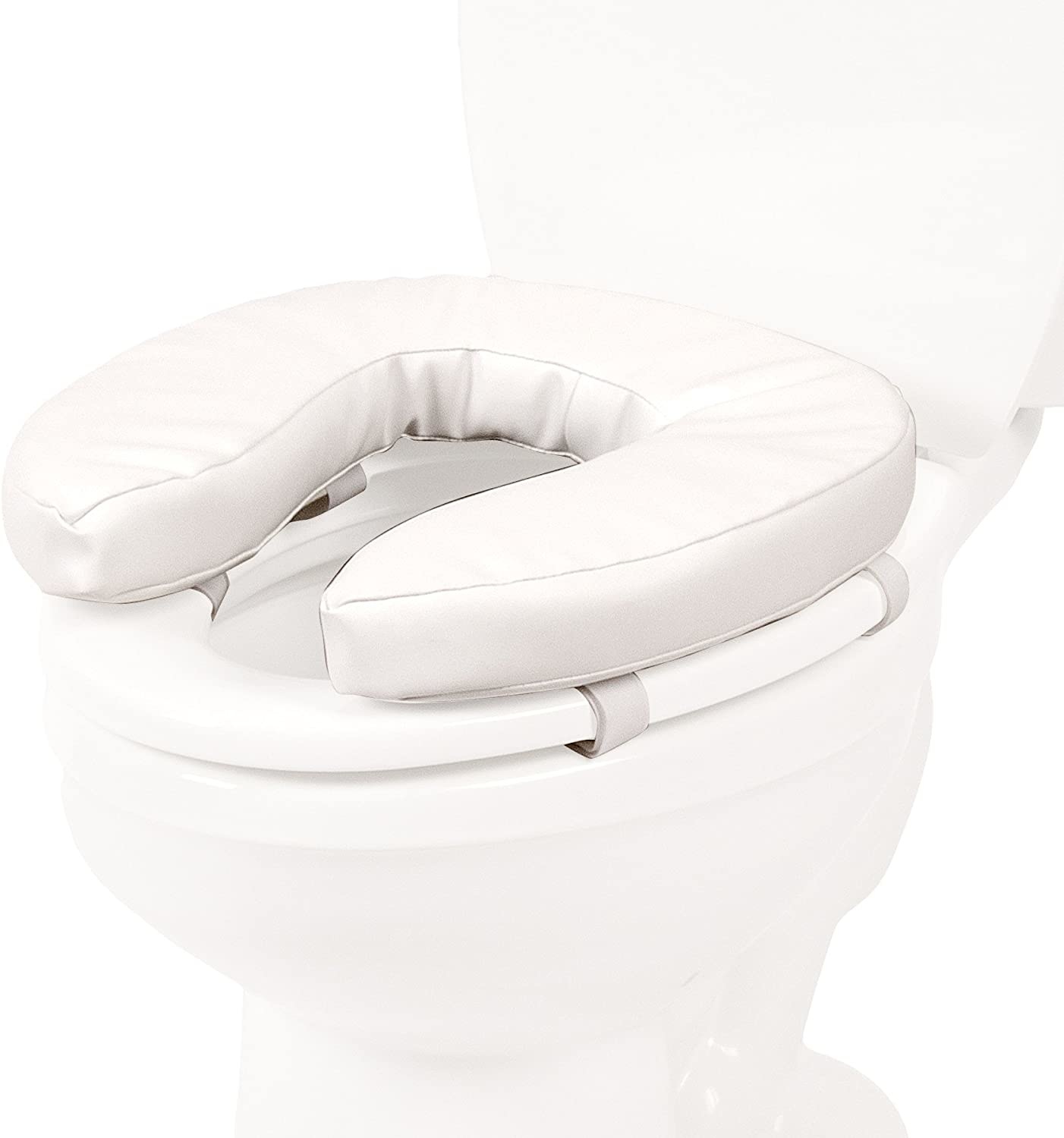 Commode Cushion w/Velcro For Toilet/Commode