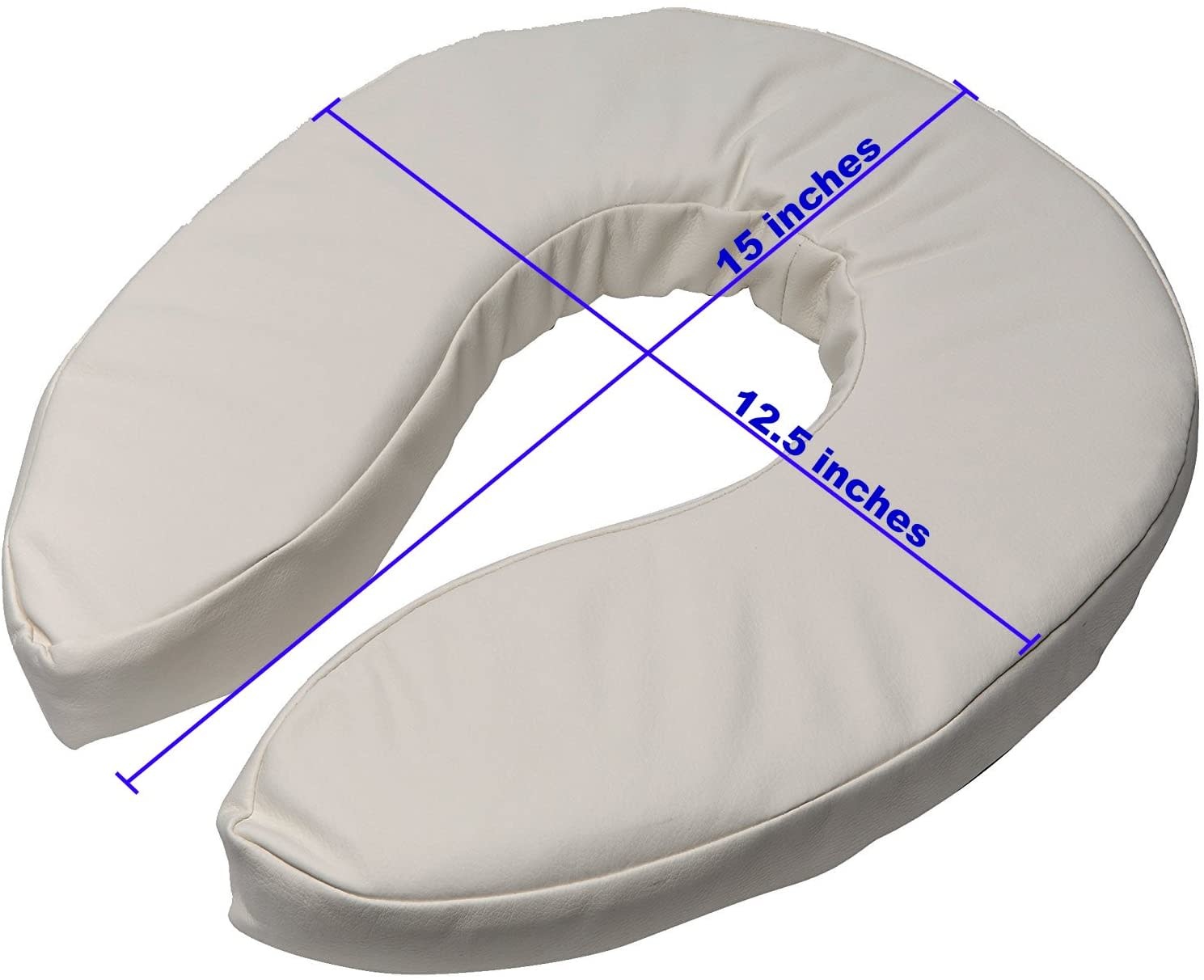 Commode Cushion w/Velcro For Toilet/Commode
