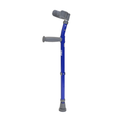WLKE-WalkEasy WalkEasy Forearm Crutch Half Cuff Blue Pediatric Pair