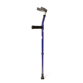 WalkEasy WalkEasy Forearm Crutch Half Cuff Adult Black Pair