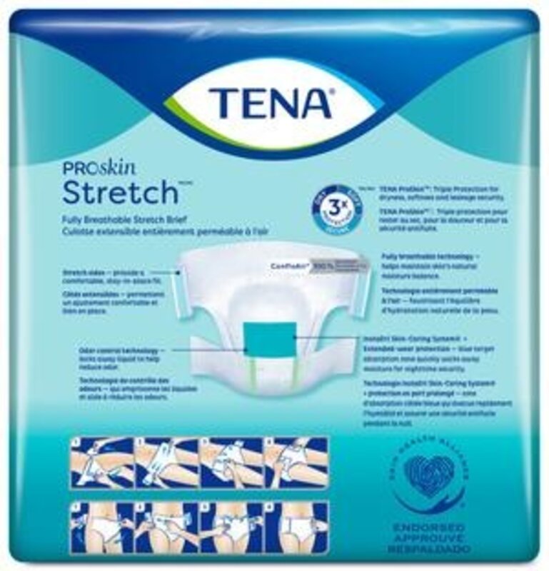 TENA-Tena Tena Bariatric Brief 3XL 8/bg 4/bx