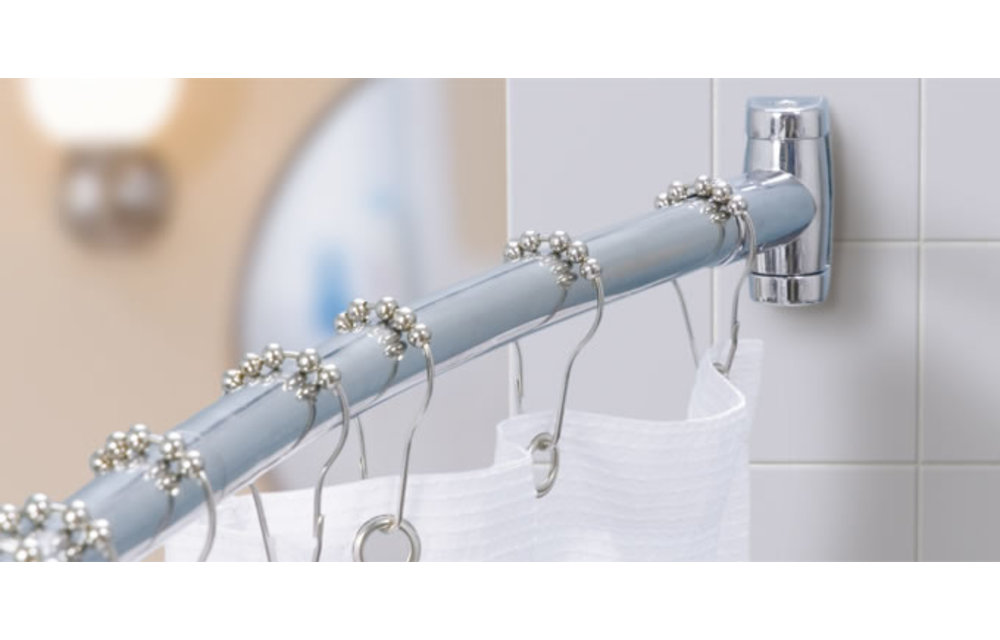 AquaSense Curved Shower Rod