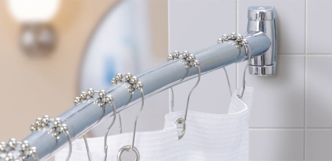 AquaSense Curved Shower Rod