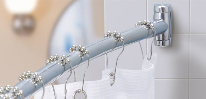 AQS-Aquasense AquaSense Curved Shower Rod