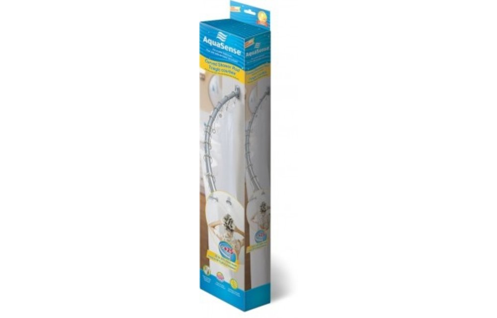 AquaSense Curved Shower Rod