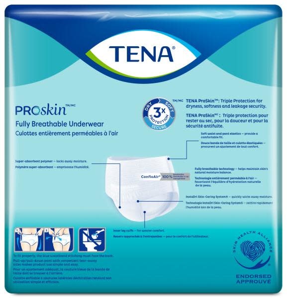 TENA-Tena Tena ProSkin Plus Underwear Medium 20/bg 4/bx