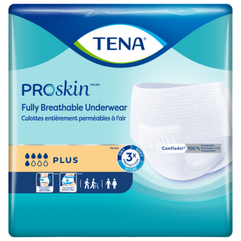 TENA-Tena Tena ProSkin Plus Underwear Medium 20/bg 4/bx