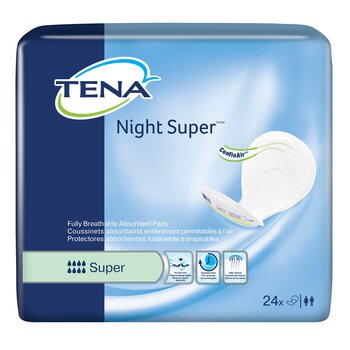 Tena Tena Night Super Maximum Absorbency Pads 24/bg
