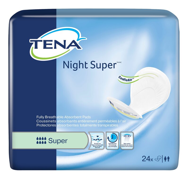 TENA-Tena Tena Night Super Maximum Absorbency Pads 24/bg