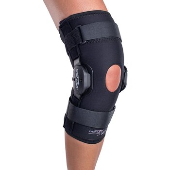 Deluxe Hinged Knee Sleeve - Open Patella - - Med Supplies