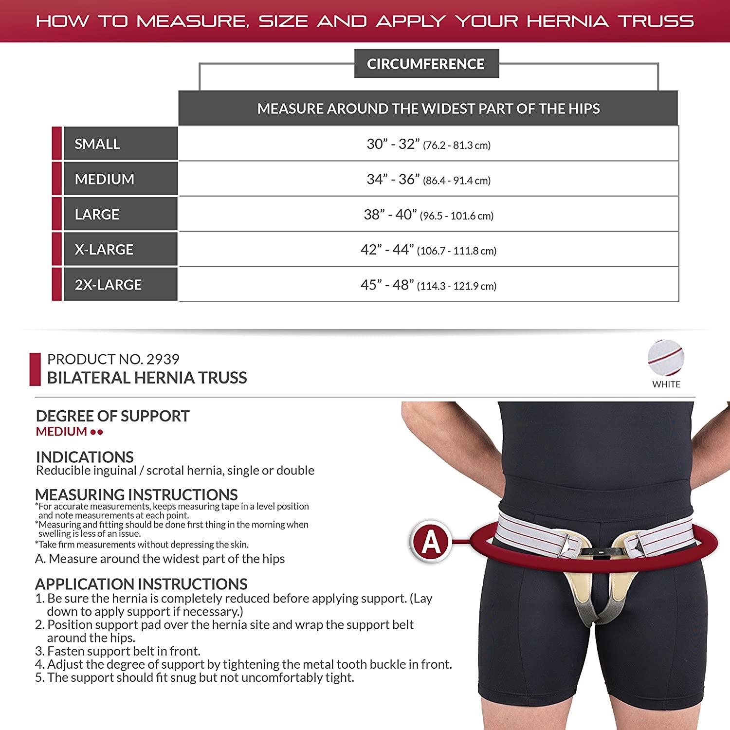 OTC - Airway Surgical OTC Double Hernia Truss