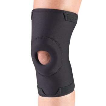 OTC Neoprene Knee Support - Oval Pad, Blue, Medium 