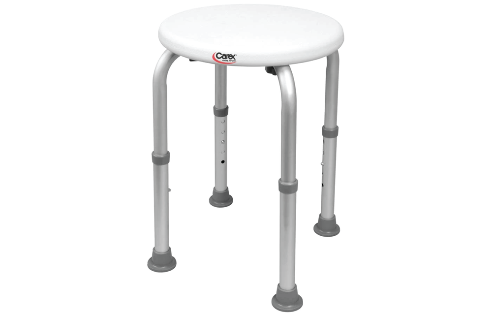Carex Compact Round Shower Stool
