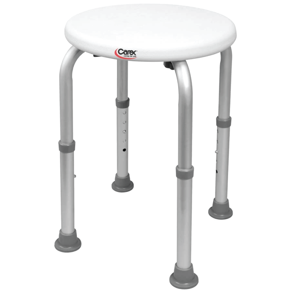 Carex Compact Round Shower Stool