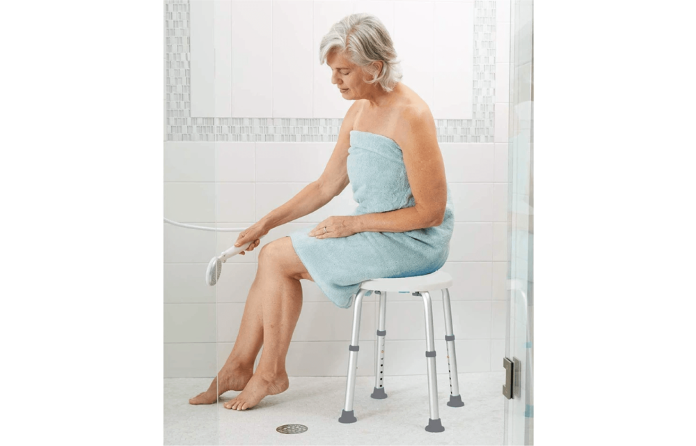Carex Compact Round Shower Stool