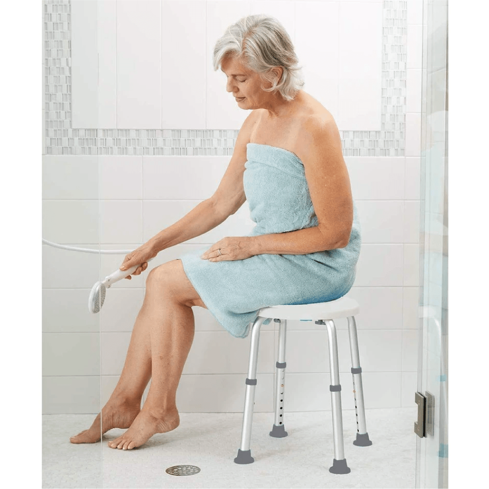 Carex Compact Round Shower Stool