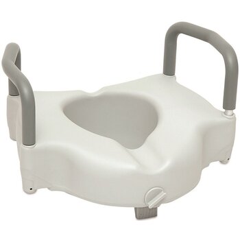 Probasics ProBasics Raised Toilet Seat w/Lock and Arms 4.5"