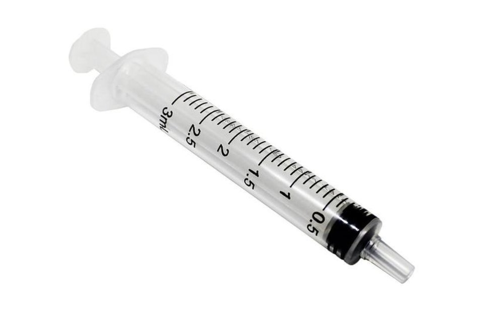 BD Syringe Luer Slip Tip 3ml/cc 200/bx Needle Sold Separately