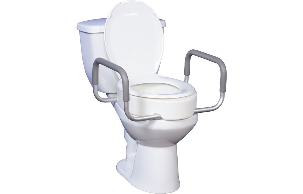 Drive Toilet Seat w/Removable Arms 3.5"