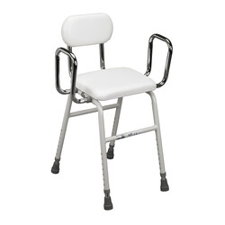 Drive Medical Drive All-Purpose Kitchen Stool w/Adjustable Arms and Legs 300lbs