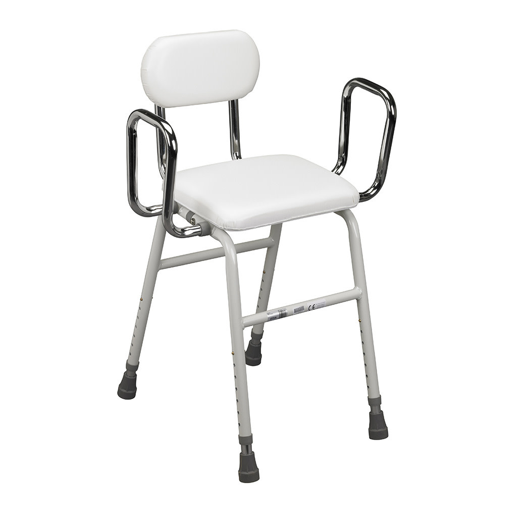 DRV-Drive Medical Drive All-Purpose Kitchen Stool w/Adjustable Arms and Legs 300lbs