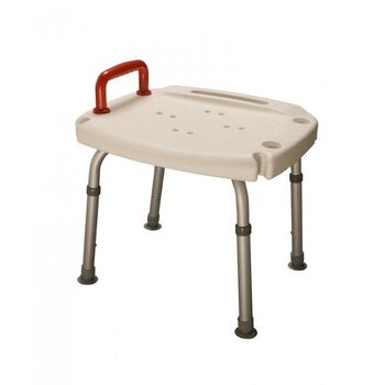 PARSN-Parsons Shower Seat w/Out Back 250lbs  Red Handle