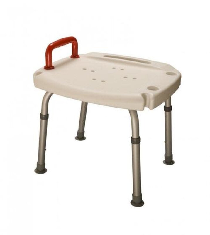PARSN-Parsons Shower Seat w/Out Back 250lbs  Red Handle