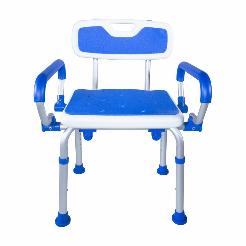 PCP-PCP Medical PCP Shower Chair w/Back & Flip-Up  Arms