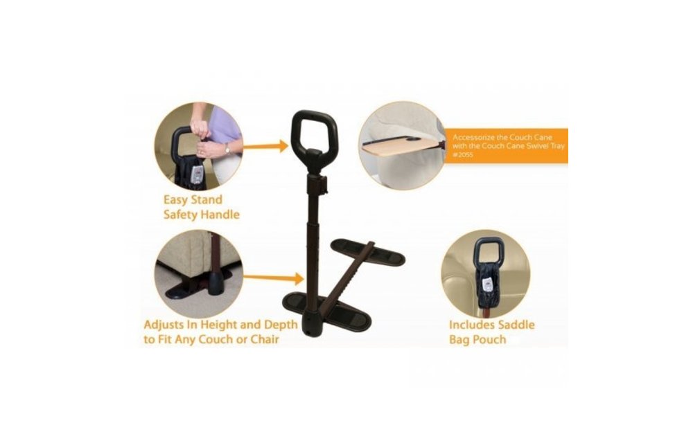 Stander Couch Cane with Pouch 250lbs