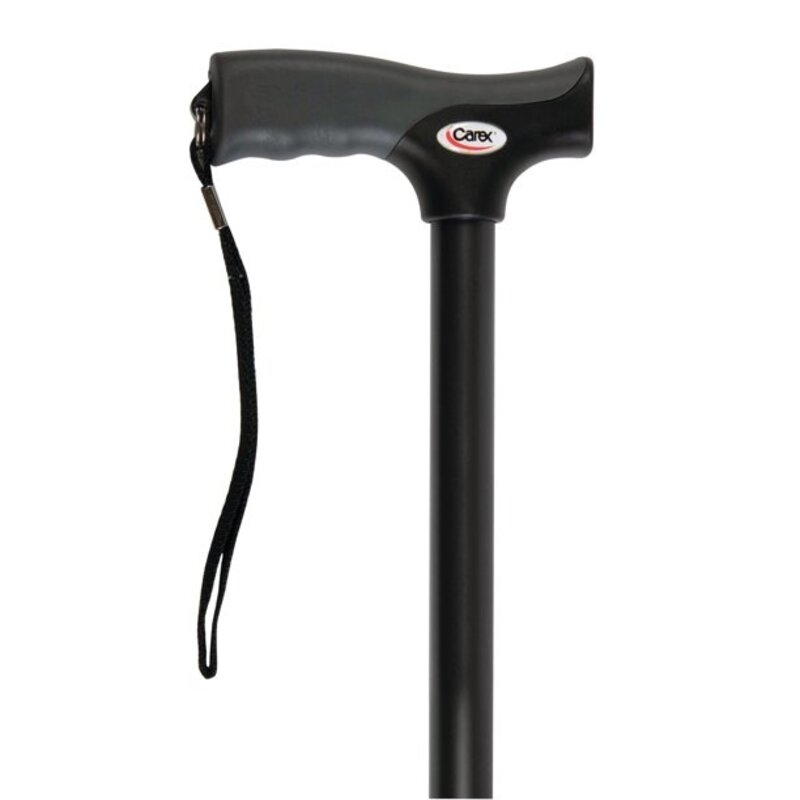 Folding Cane w/ Derby Handle Grip - Free Shipping - Home Medical Supply