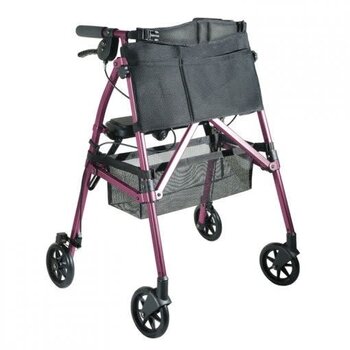 STN-Stander Stander EZ Fold-N-Go Rollator with Basket and Removable Pouch