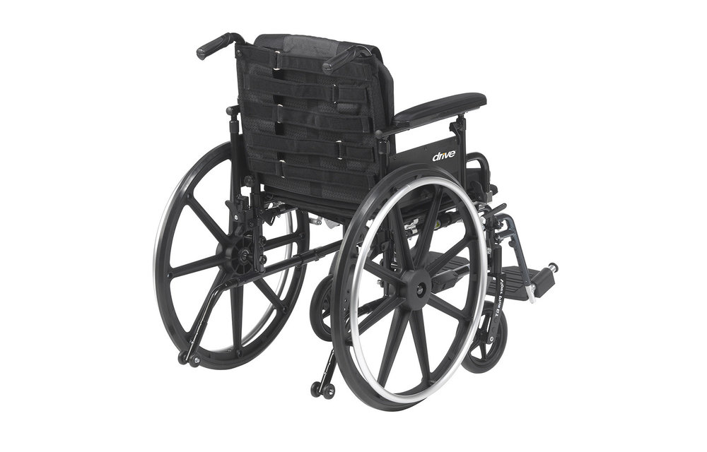 Adjustable Tension Back Cushion Fits Wheelchairs 16-21"