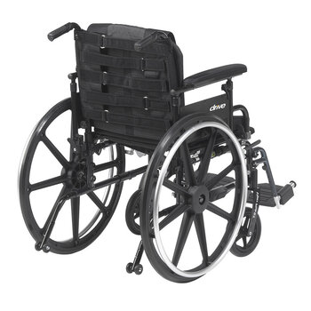 Drive Medical Adjustable Tension Back Cushion Fits Wheelchairs 16-21"
