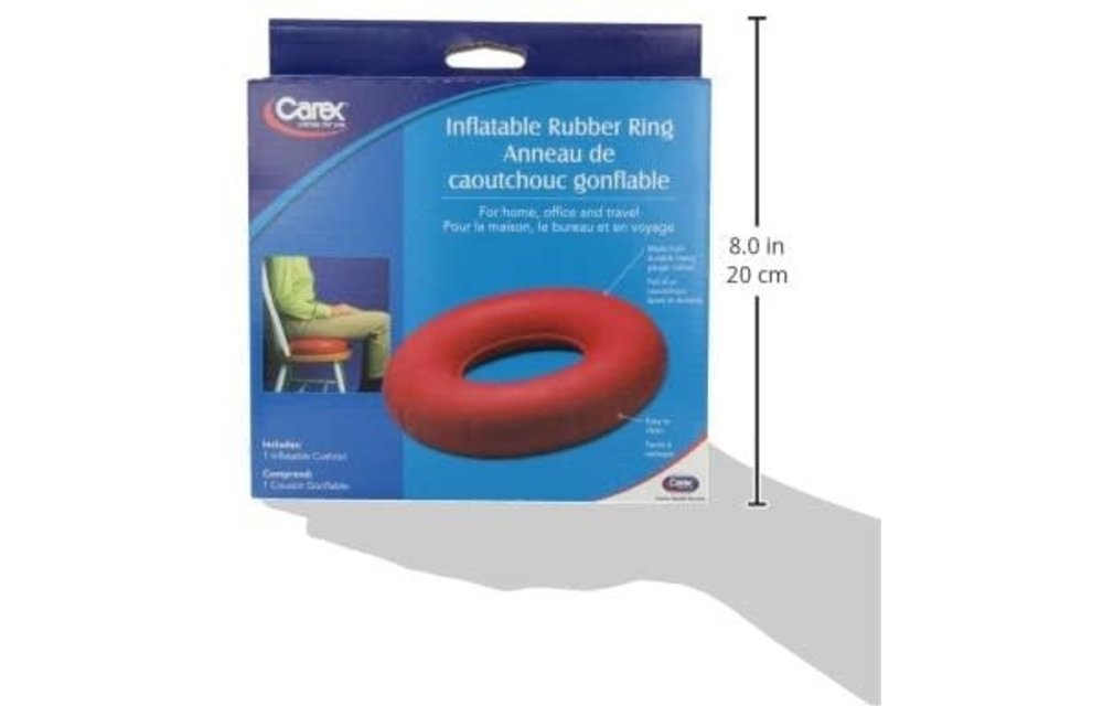 Carex Inflatable Ring Heavy Duty Gauge Rubber