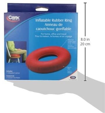 Carex Inflatable Ring Heavy Duty Gauge Rubber
