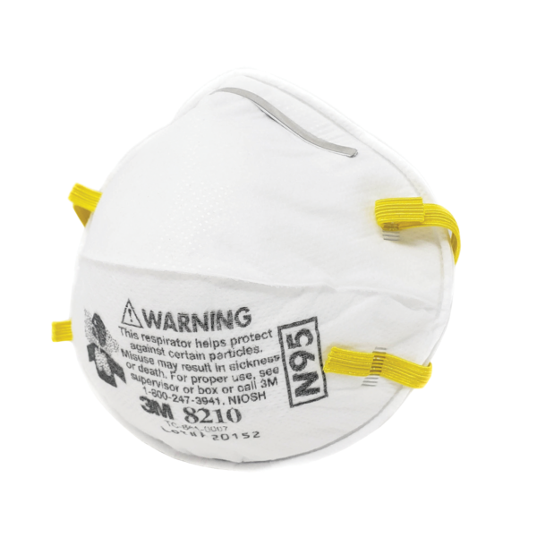 3M N95 Particulate Respirator 20/bx 8210