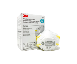 3M 8210 - Masque N95 Boîte De 20 - Livraison Gratuite - Neuf (parfois Sans Boîte Scellée)