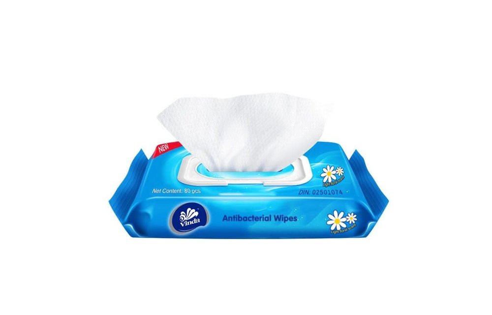 Vinda Antiseptic Sanitizing Wet Wipes 80 Pack
