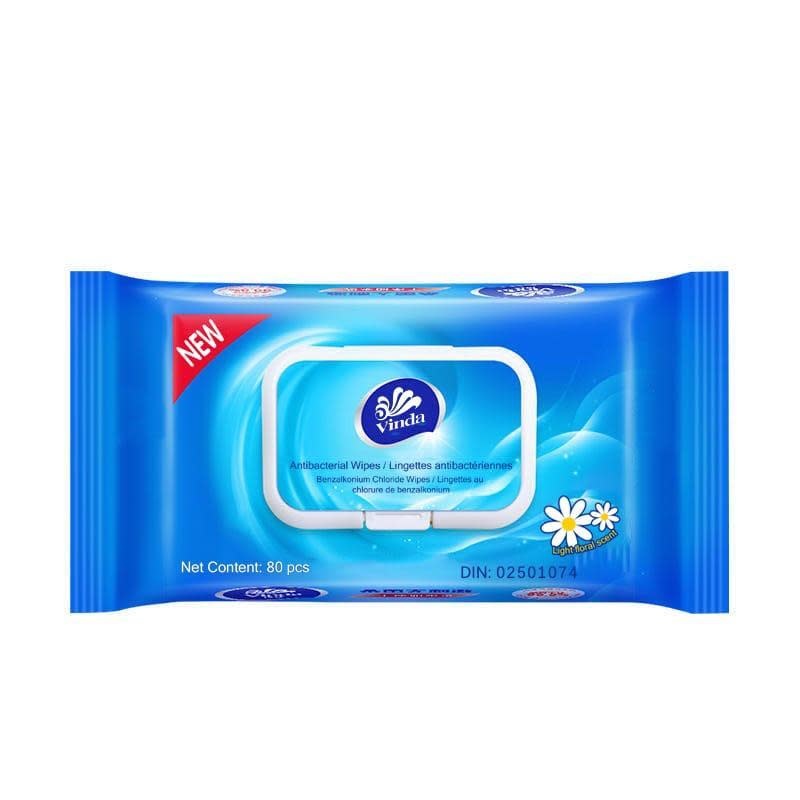 Vinda Antiseptic Sanitizing Wet Wipes 80 Pack